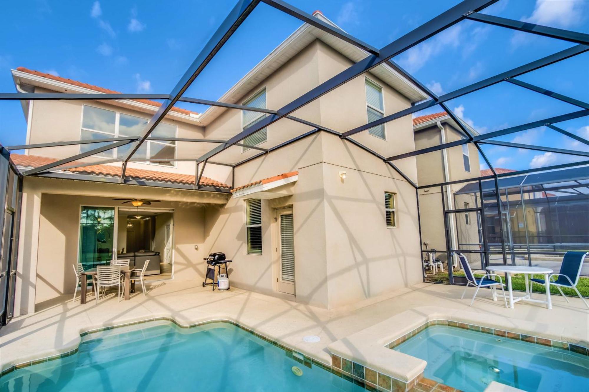Near Disney - 5Br Home- Games Pool Hot Tub & Bbq Киссимми Экстерьер фото